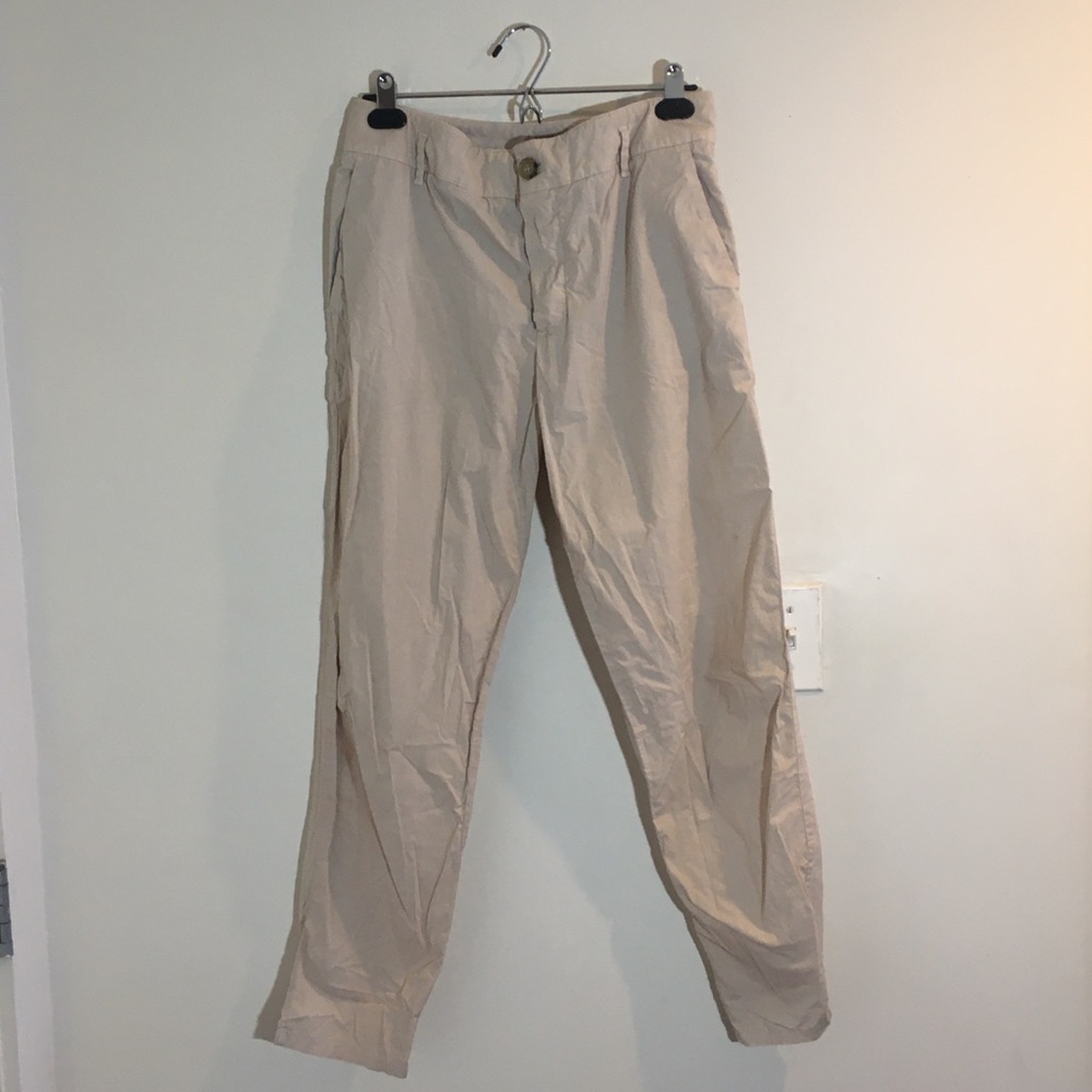 James Perse Khaki Parachute Pants - size 28